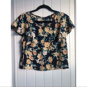 Forever21 floral blouse